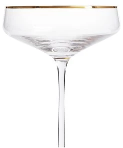 Habitat Gold Rim Set Of 4 Champagne Coupe -Household Items Sale 9442535 R Z004A