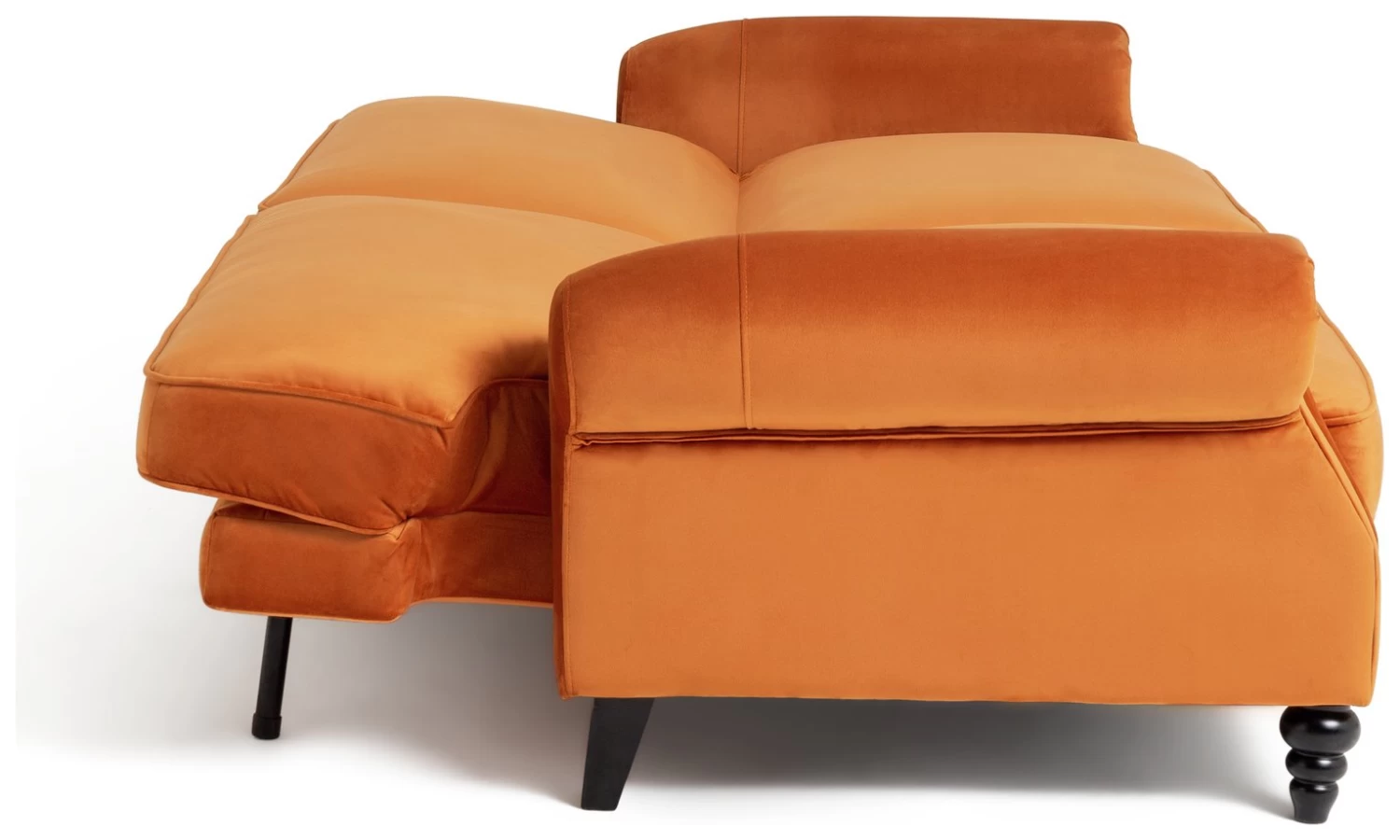 Habitat Joel 3 Seater Fabric Clic Clac Sofa Bed - Orange 7 Habitat Joel 3 Seater Fabric Clic Clac Sofa Bed - Orange - Image 5