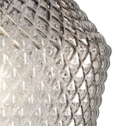 Habitat Nubia Faceted Glass Shade - Smoke Grey -Household Items Sale 9453957 R Z002A