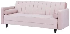 Habitat Preston Clic Clac Velvet Sofa Bed - Pink -Household Items Sale 9478255 R Z006A