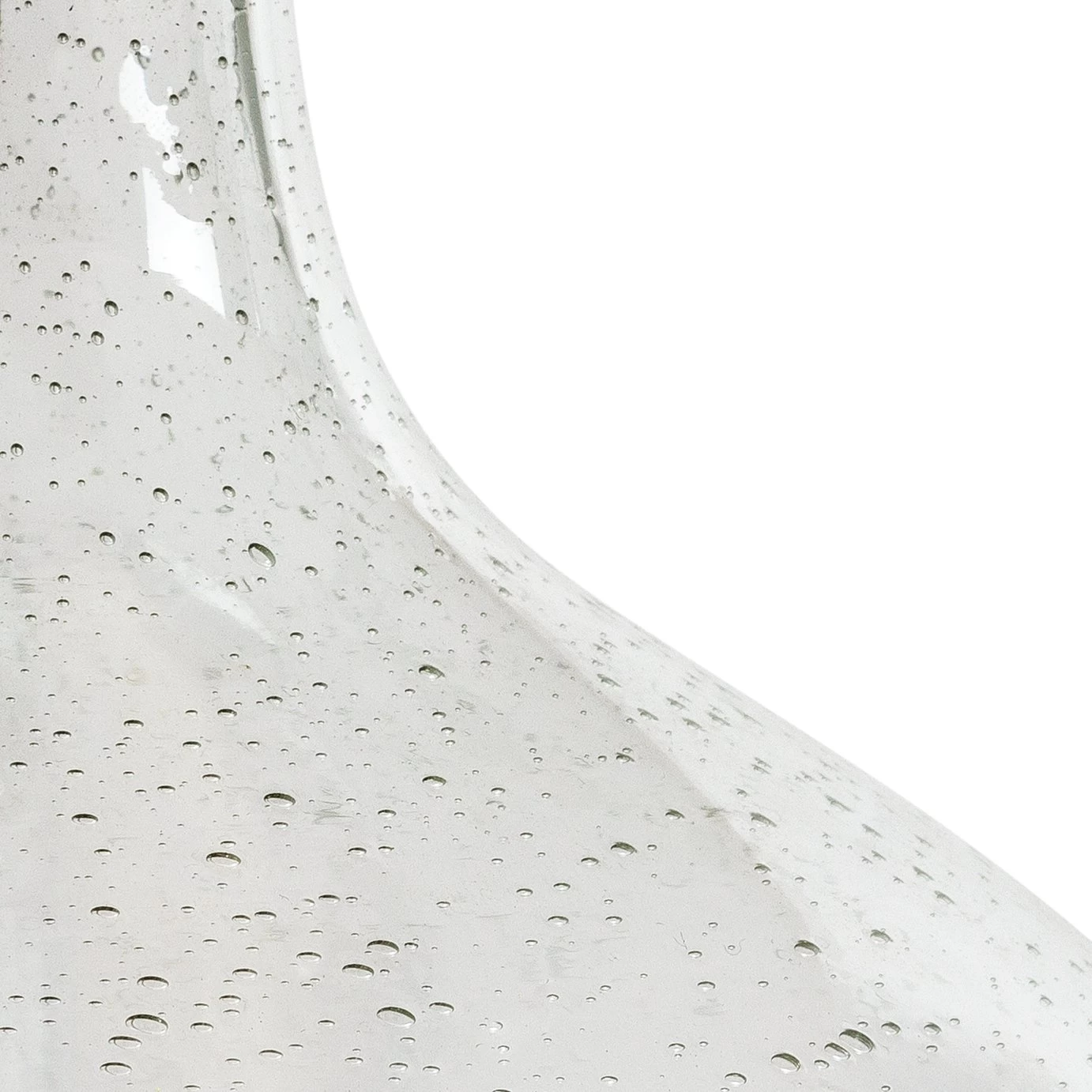 Habitat Abas Glass Table Lamp - Clear & Cream 7 Habitat Abas Glass Table Lamp - Clear & Cream - Image 5