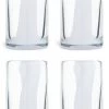 Habitat Art Glass Set Of 4 Hi Ball Glasses -Household Items Sale 9511961 R Z001A