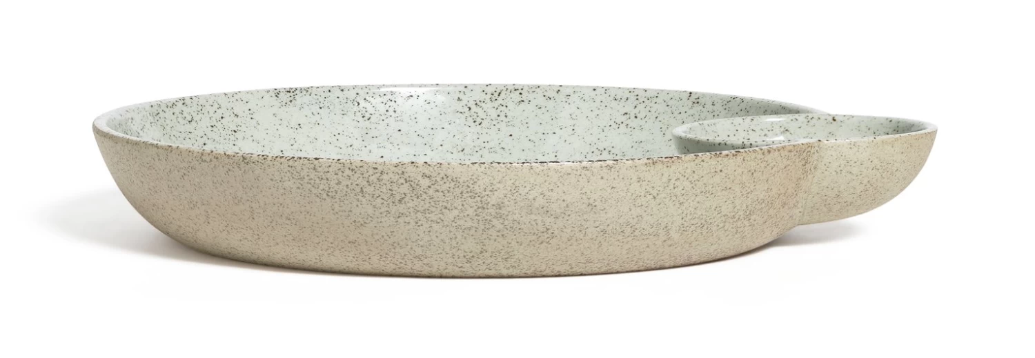 Habitat Mediterranean Stoneware Serve Bowl - Natural 3 Habitat Mediterranean Stoneware Serve Bowl - Natural