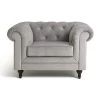 Habitat Chesterfield Velvet Armchair - Light Grey -Household Items Sale 9513402 R Z001A