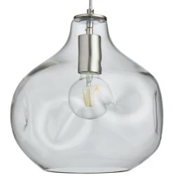 Habitat Ori Dimple Glass Pendant - Clear 9 Habitat Ori Dimple Glass Pendant - Clear -Household Items Sale 9525067 R Z002A