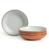 Habitat Speckle 4 Piece Stoneware Pasta Bowl - Rust -Household Items Sale 9526169 R Z001A