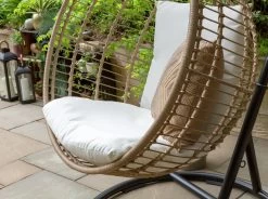 Habitat Dove Rattan Effect Hanging Egg Chair - Natural -Household Items Sale 9530904 R Z003C