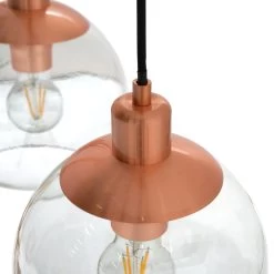 Habitat Coleman Metal 3 Light Bar Pendant Light - Copper -Household Items Sale 9536128 R Z002A
