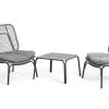 Habitat Nora 2 Seater Metal Garden Bistro Set - Grey 2 Habitat Nora 2 Seater Metal Garden Bistro Set - Grey -Household Items Sale 9548415 R Z001A