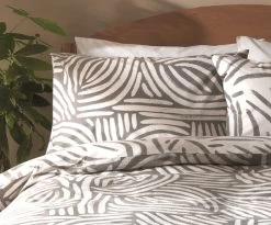 Habitat Scandi Mark Making Grey Bedding Set - Single -Household Items Sale 9557561 R Z005A