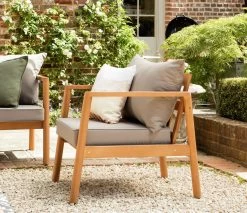 Habitat Hanson 5 Seater Wooden Garden Sofa Set - Grey 26 Habitat Hanson 5 Seater Wooden Garden Sofa Set - Grey -Household Items Sale 9573466 R Z002C