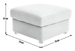 Habitat Florence Leather Ottoman Footstool - Tan 11 Habitat Florence Leather Ottoman Footstool - Tan -Household Items Sale 9576267 R E001