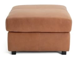 Habitat Florence Leather Ottoman Footstool - Tan 12 Habitat Florence Leather Ottoman Footstool - Tan -Household Items Sale 9576267 R Z002A