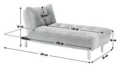 Habitat Kota Fabric Corner Chaise Sofa Bed - Green -Household Items Sale 9576896 R E001