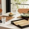 Habitat Set Of 4 Wooden Placemats With Tray -Household Items Sale 9581317 R Z001A