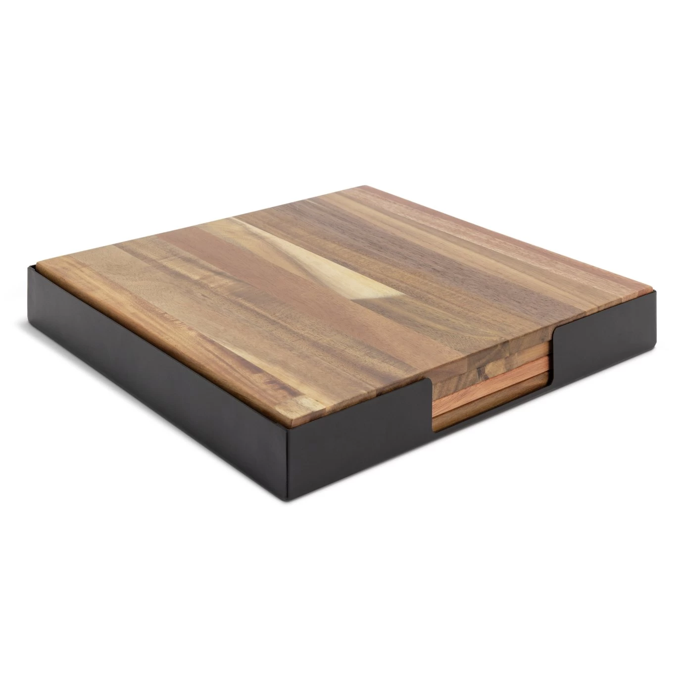 Habitat Set Of 4 Wooden Placemats With Tray 4 Habitat Set Of 4 Wooden Placemats With Tray - Image 2