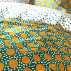 Habitat Sunburst Geo Green & Mustard Bedding Set - Single -Household Items Sale 9588042 R Z005A