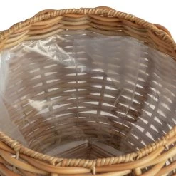 Habitat Round Rattan Planter - Natural -Household Items Sale 9591840 R Z005A