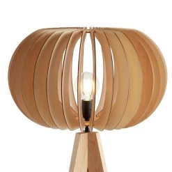 Habitat Achille Ash Wooden Tripod Floor Lamp - Oak -Household Items Sale 9615489 R Z006A