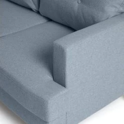 Habitat Joshua Left Hand Corner Chaise Sofa - Blue -Household Items Sale 9621844 R Z005A