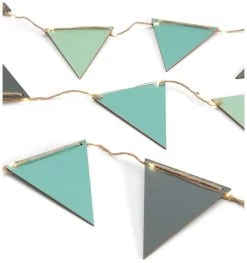 Habitat Warm White Solar Bunting LED String Lights 8 Habitat Warm White Solar Bunting LED String Lights -Household Items Sale 9627484 R Z001A