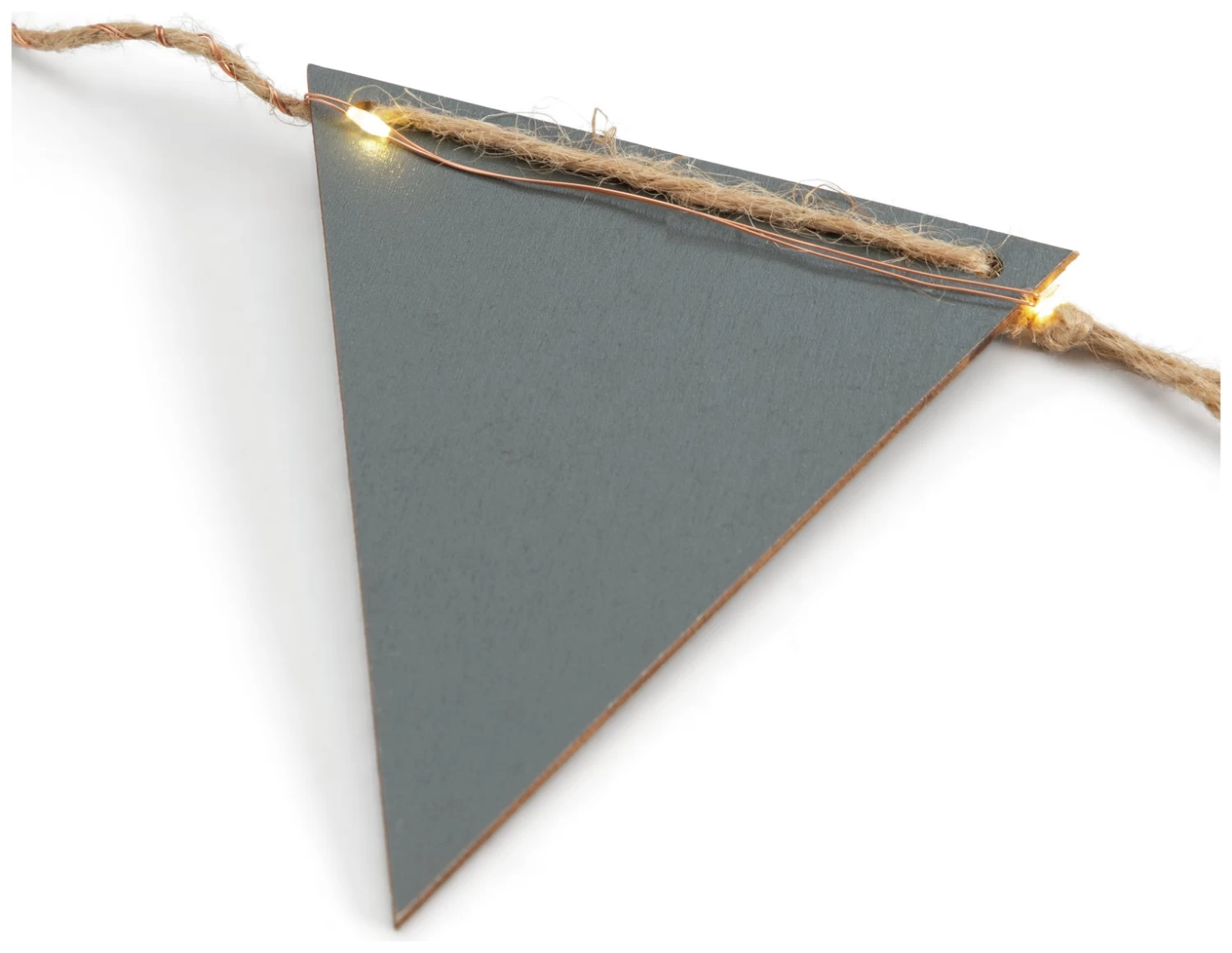Habitat Warm White Solar Bunting LED String Lights 4 Habitat Warm White Solar Bunting LED String Lights - Image 2