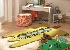 Habitat Kids Dragon Shaped Rug - Mustard - 100x150cm -Household Items Sale 9627817 R Z001C