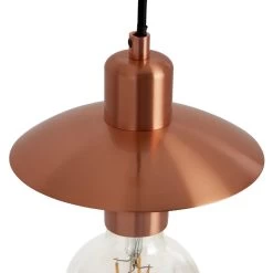 Habitat Coleman Metal Pendant Light - Copper -Household Items Sale 9628081 R Z002A