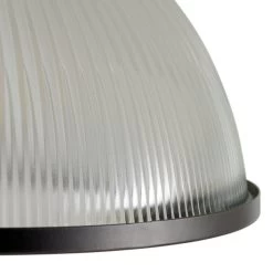 Habitat Eumee Pressed Glass Flush To Ceiling Light - Clear -Household Items Sale 9628672 R Z002A