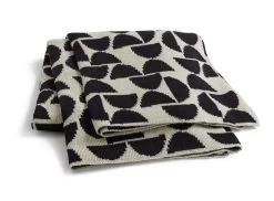Habitat Geo Woven Throw - Black & White - 120x170cm