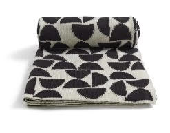 Habitat Geo Woven Throw - Black & White - 120x170cm -Household Items Sale 9646733 R Z002A