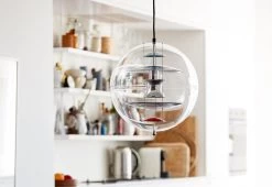 Verpan VP Globe Pendant Light, 1969 -Household Items Sale Verpan Verner Panton Globe Coloured Glass 1