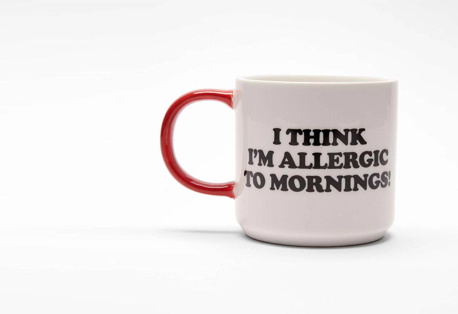 Peanuts Allergic To Mornings Mug 4 Peanuts Allergic To Mornings Mug - Image 2