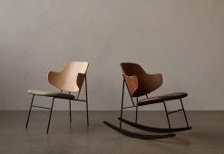 Menu Penguin Rocking Chair With Upholstered Seat, 1953 25 Menu Penguin Rocking Chair With Upholstered Seat, 1953 -Household Items Sale menu ib kofod larsen penguin rocking chair upholstered 1