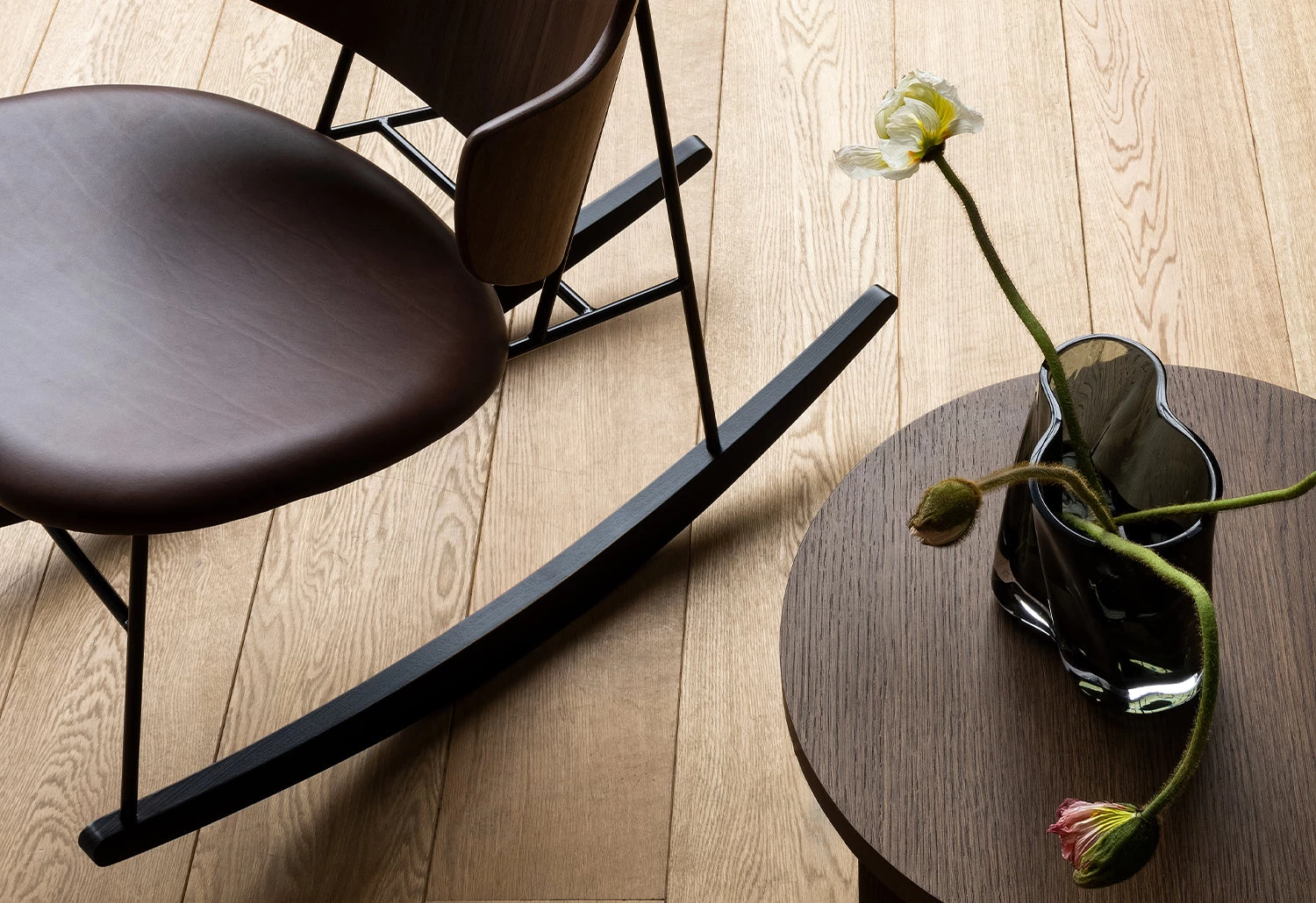 Menu Penguin Rocking Chair With Upholstered Seat, 1953 8 Menu Penguin Rocking Chair With Upholstered Seat, 1953 - Image 6