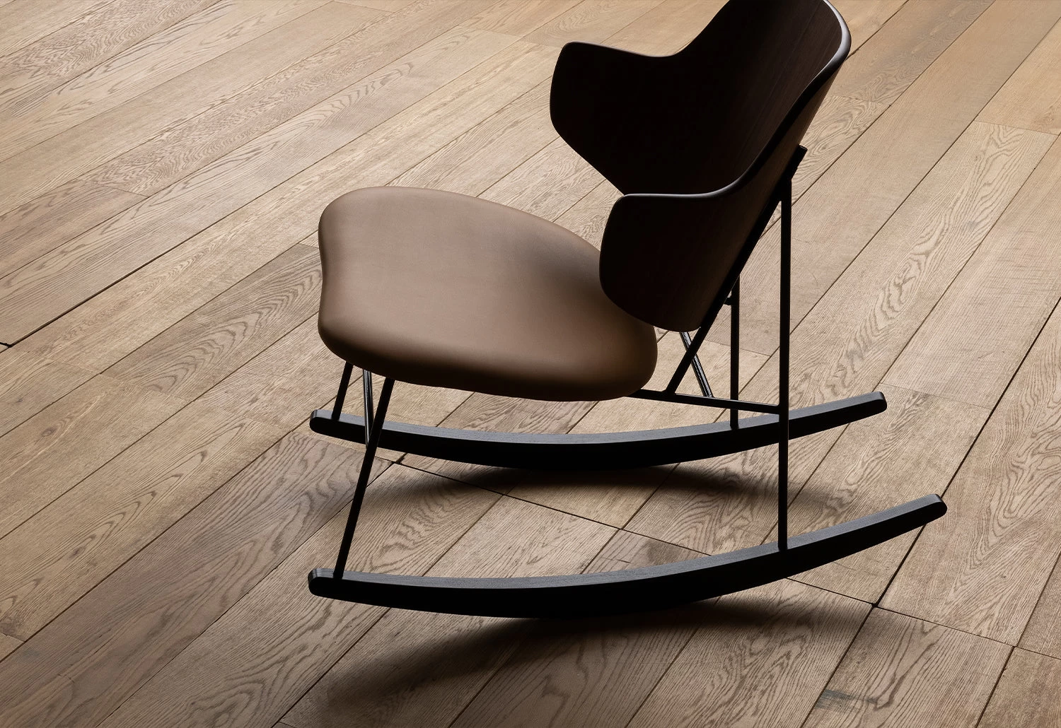 Menu Penguin Rocking Chair With Upholstered Seat, 1953 7 Menu Penguin Rocking Chair With Upholstered Seat, 1953 - Image 5