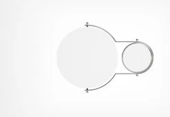 Orbit Mirror, 1981 -Household Items Sale orbit mirror OMK1965 twentytwentyone chrome2